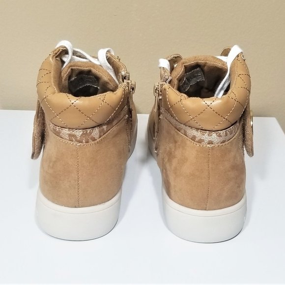 Authentic Michael Kors Sneaker Shoes, High-Tops, Size 5 - New Without Box - Picture 2 of 12